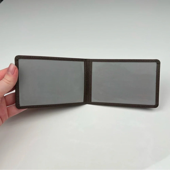 Louis Vuitton ID card case Brown Taiga Wallet - Picture 3 of 4